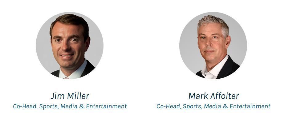 Jim Miller y Mark Affolter, vinculados con la propiedad del Real Zaragoza, en la web de Ares Management.