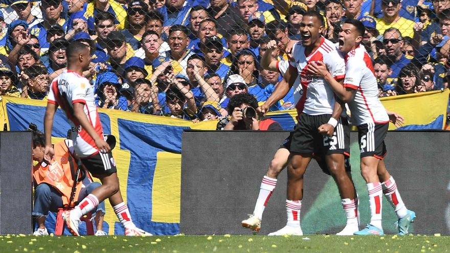 River le ganó el Superclásico a Boca en la Bombonera por 2 a 0