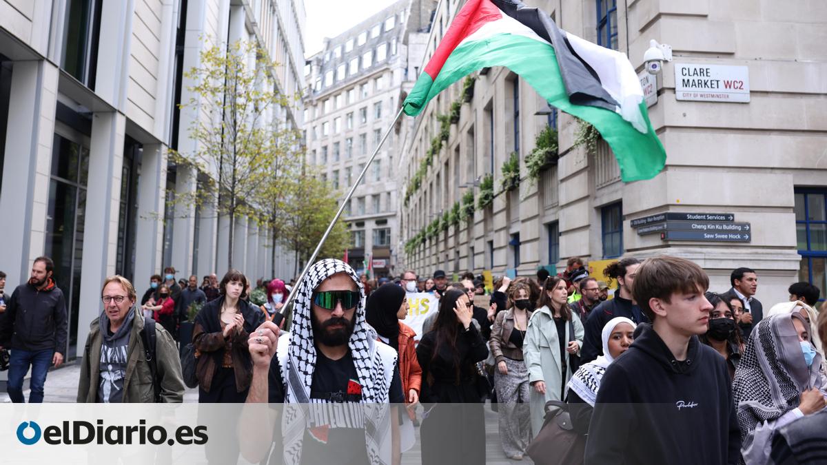 Un centenar de estudiantes se manifiestan por Palestina en ...