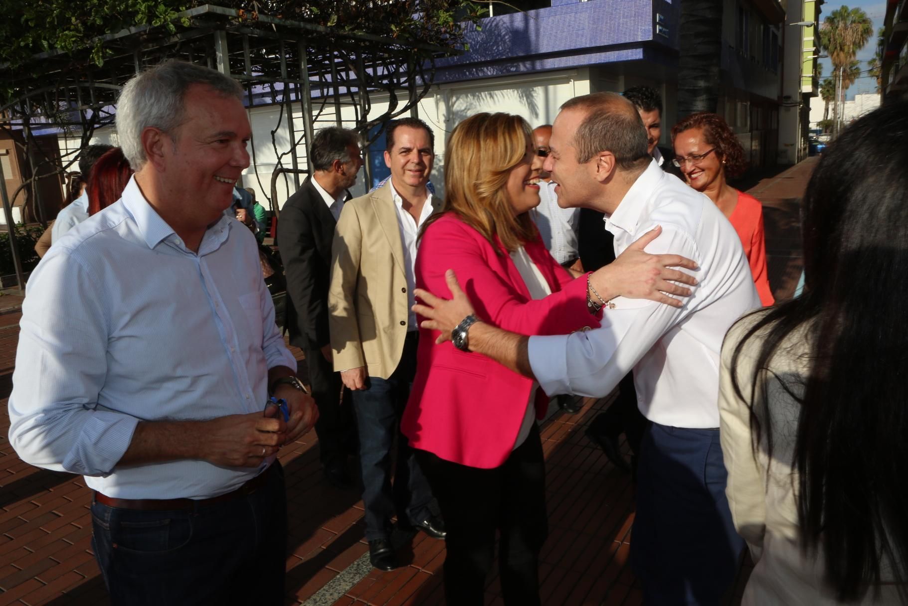 La secretaria general de los socialistas andaluces, Susana Díaz en Las Palmas de Gran Canaria (Alejandro Ramos)