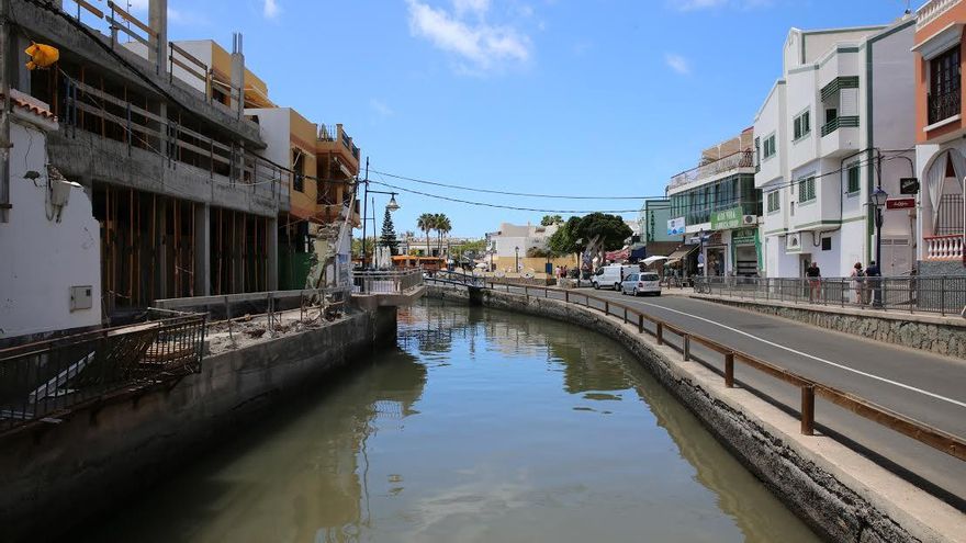 FOTOGALERÍA | Vertido de aguas residuales en la Playa de Mogán