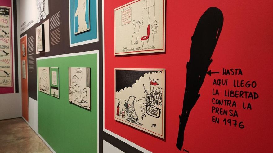 El material de 'Hermano lobo' expuesto en la Nau de la Universitat de València.