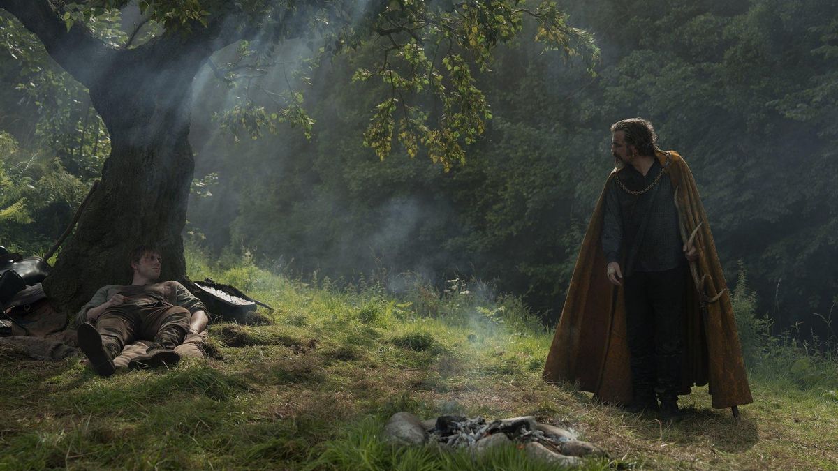 Lyonel Baratheon y ser Duncan conversan al inicio del episodio 6 de 'El caballero de los Siete Reinos'