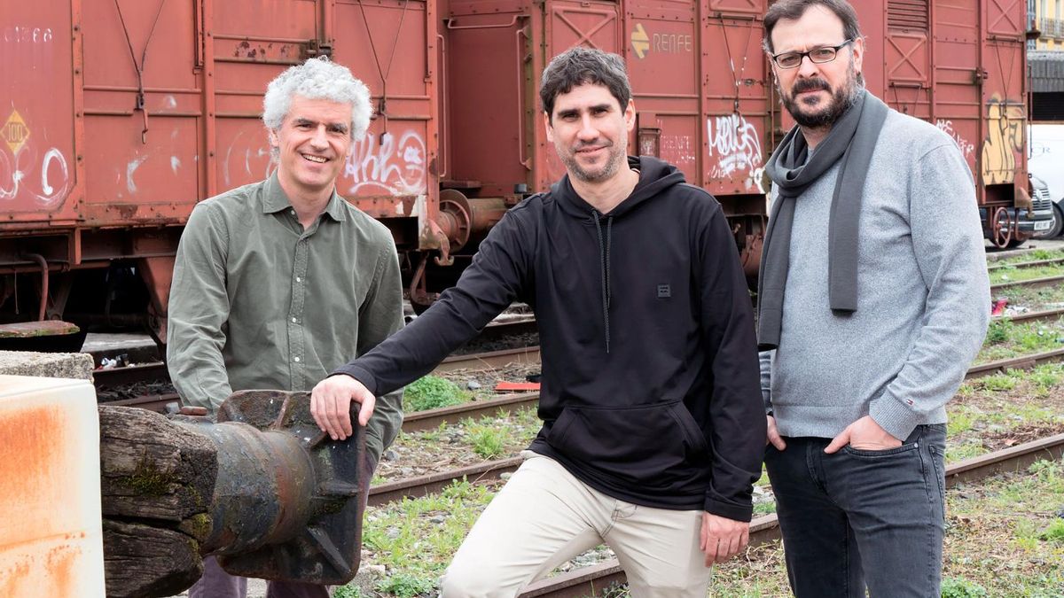 Gorka Bueno, Andoni Kortazar y David Hoyos.
