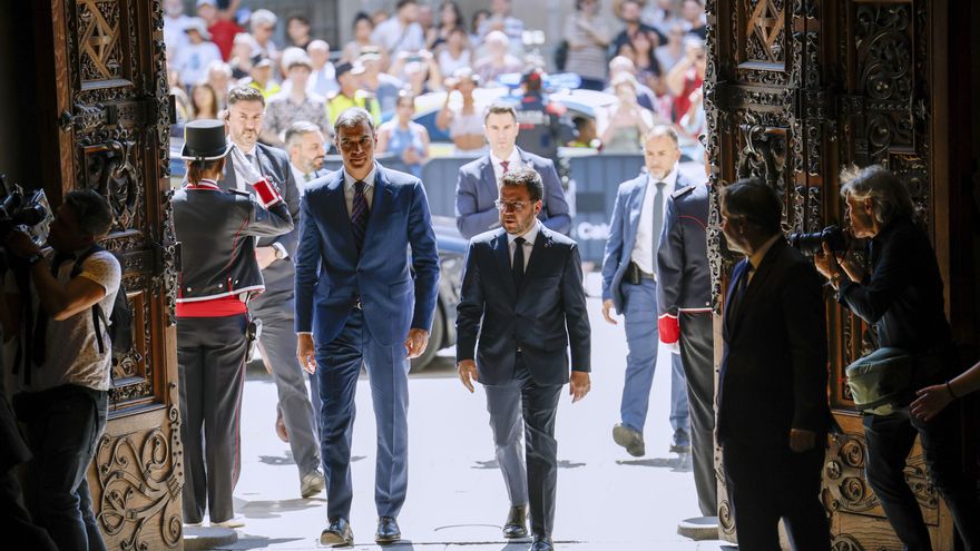Sánchez y Aragonès apuestan por "culminar" los acuerdos entre ERC y PSOE a la espera del pacto sobre Illa