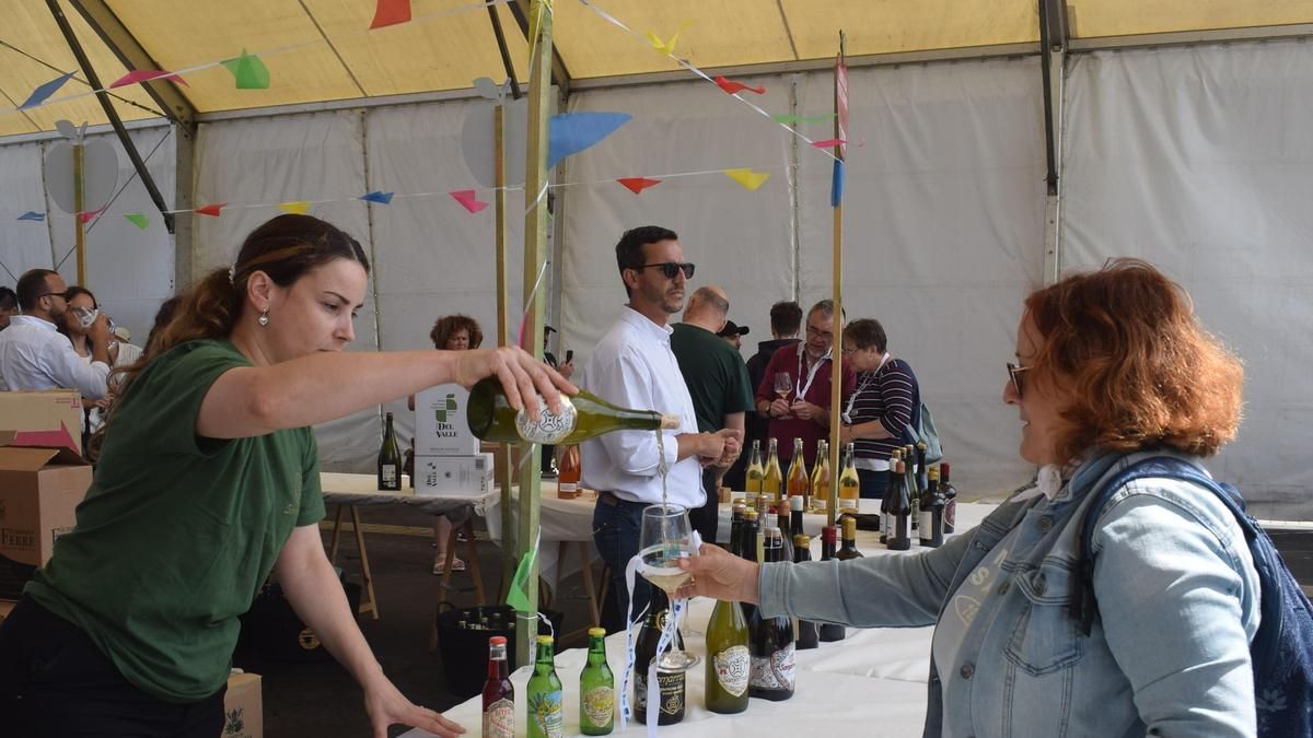 Productores de cuatro países participan en la Feria Europea de la Sidra de Liencres