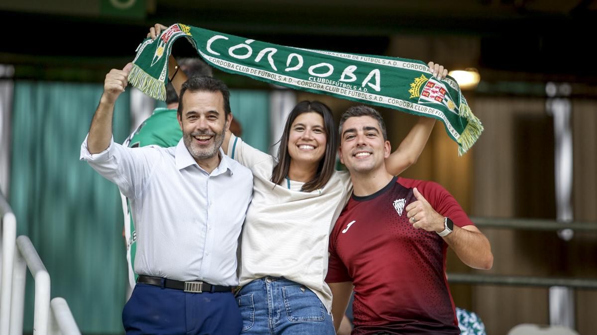 Grada Blanquiverde del Cordoba CF - Sevilla FC