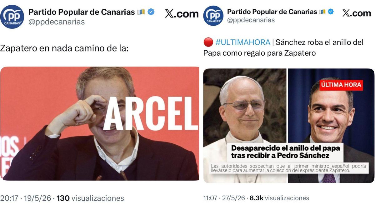 El PP se baja del modo canario y se sube al bulo y la hipérbole