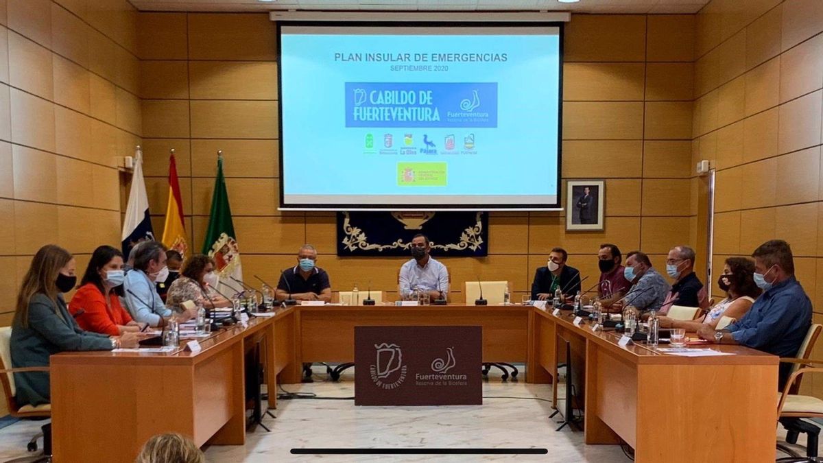 Reunión del comité de emergencia sanitaria de Fuerteventura - CABILDO DE FUERTEVENTURA