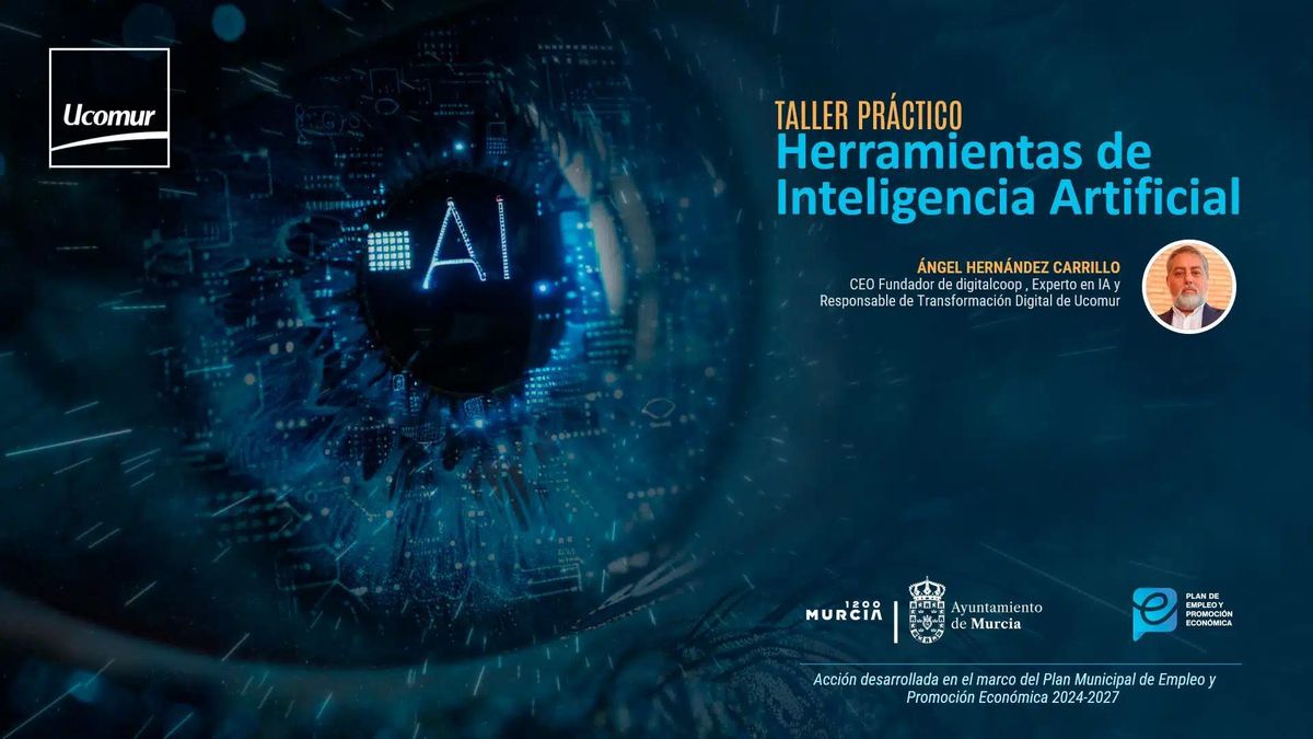 La formación será impartida por Ángel Hernández Carrillo, CEO fundador de Digitalcoop y responsable de Transformación Digital de UCOMUR.