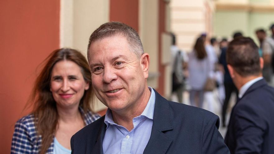 El presidente de Castilla-La Mancha, Emiliano García-Page, el 23 de junio de 2026 en Toledo