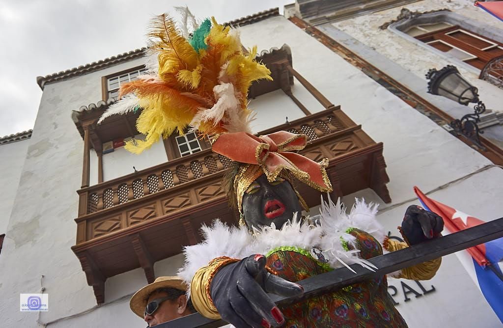La Negra Tomasa, este lunes, en Santa Cruz de La Palma. Foto: JOSÉ F. AROZENA