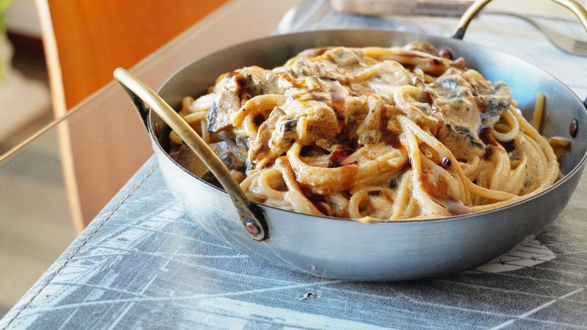 Recuerda reservar agua de cocción de la pasta para preparar esta receta