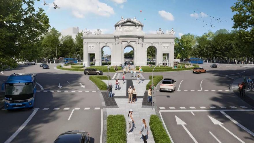Las obras para reformar la calle Alcalá cortan al tráfico dos carriles desde Cibeles a partir de este lunes