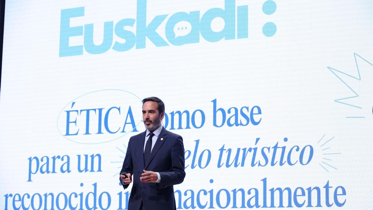 Javier Hurtado, consejero de Turismo, Comercio y Consumo del Gobierno Vasco