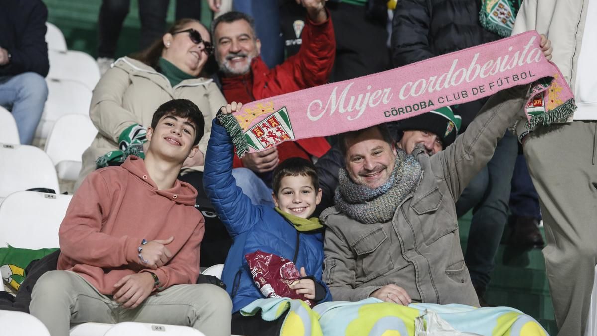 Grada Blanquiverde del Córdoba CF - Burgos CF