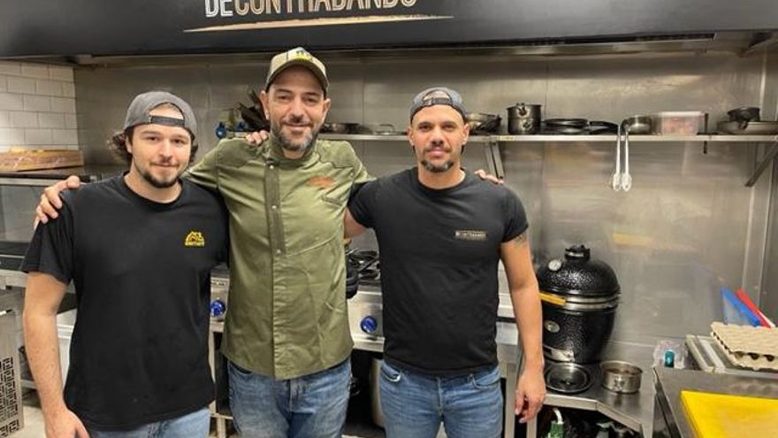 Pedro López, Sergio González y Alberto Prada.