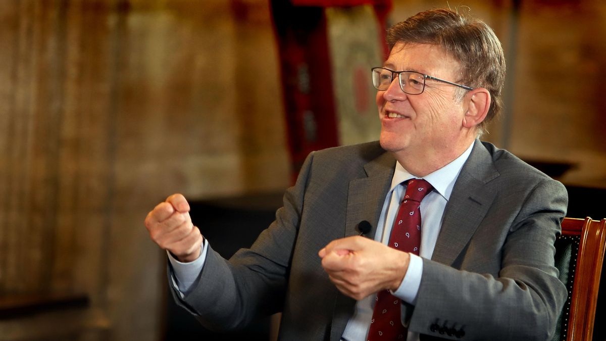 El expresidente de la Generalitat Valenciana Ximo Puig durante una entrevista.