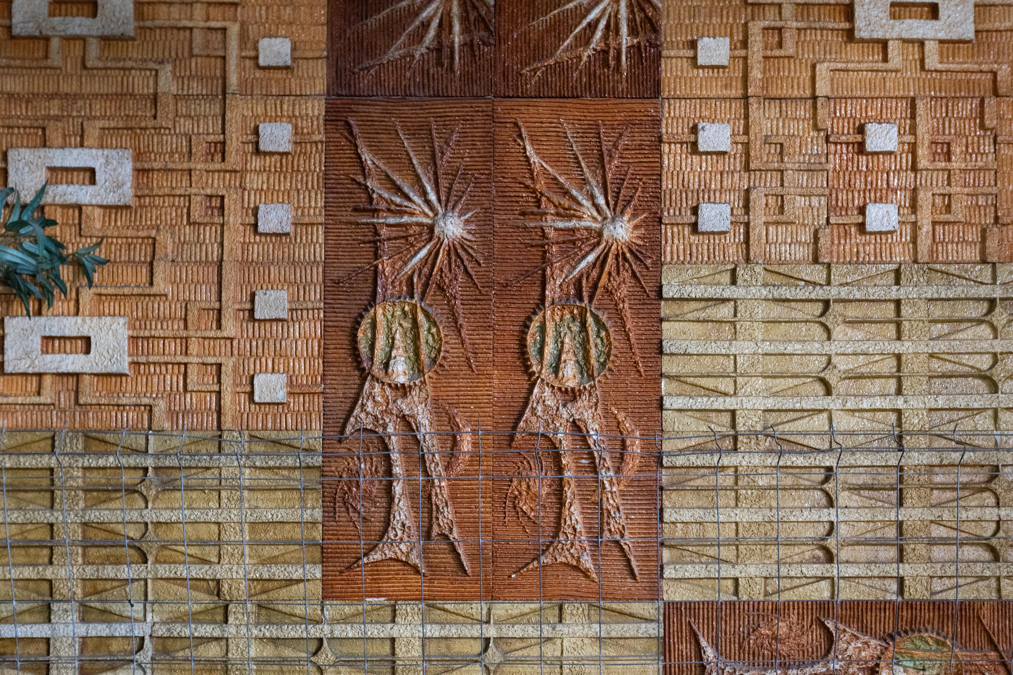 Tapiz en el subterráneo de la Plaza Mayor