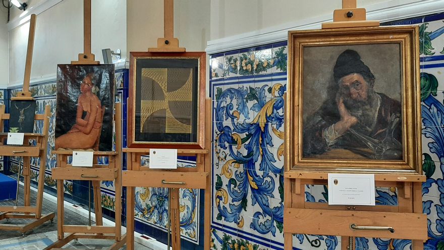 Cuadros interceptados por la unidad policial