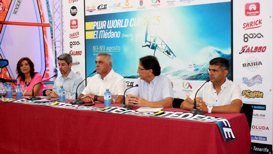 Presentación del Mundial de Windsurf que tendrá lugar en El Médano