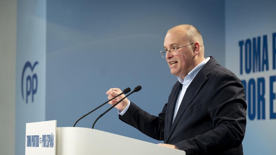 El secretario general del PP, Miguel Tellado.