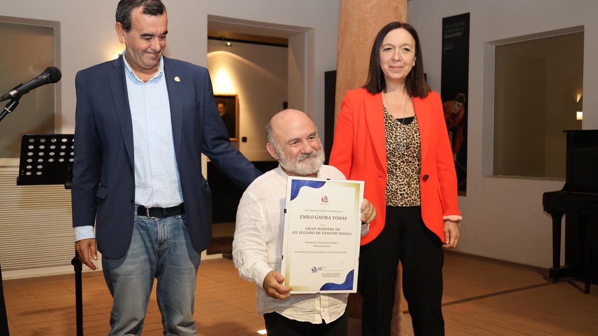 El actor Emilio Gavira, nombrado Gran Maestre de ‘El Legado de Sancho Panza’ en Alcázar de San Juan