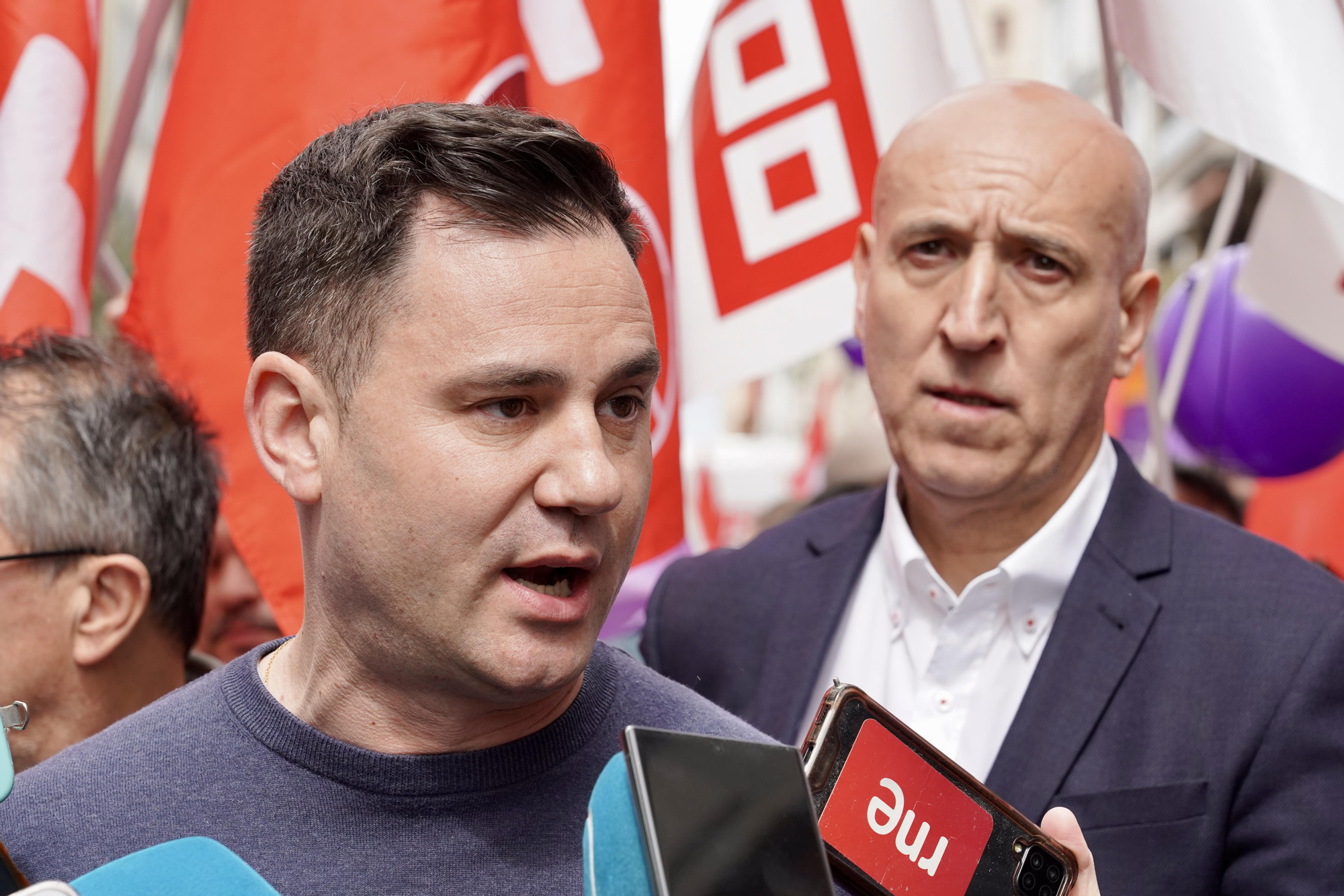 Manifestación del 1 de mayo en la ciudad de León