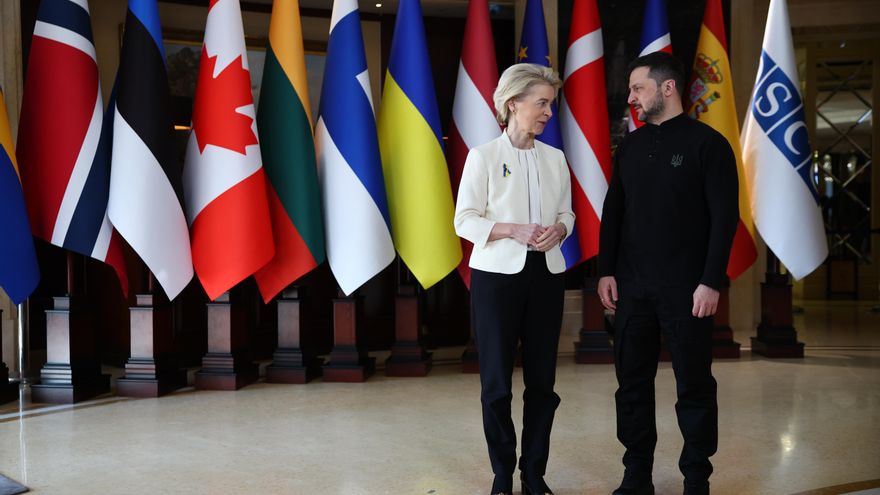 La UE se conjura para garantizar a Zelenski la ayuda militar pese a las exigencias de Putin a Trump