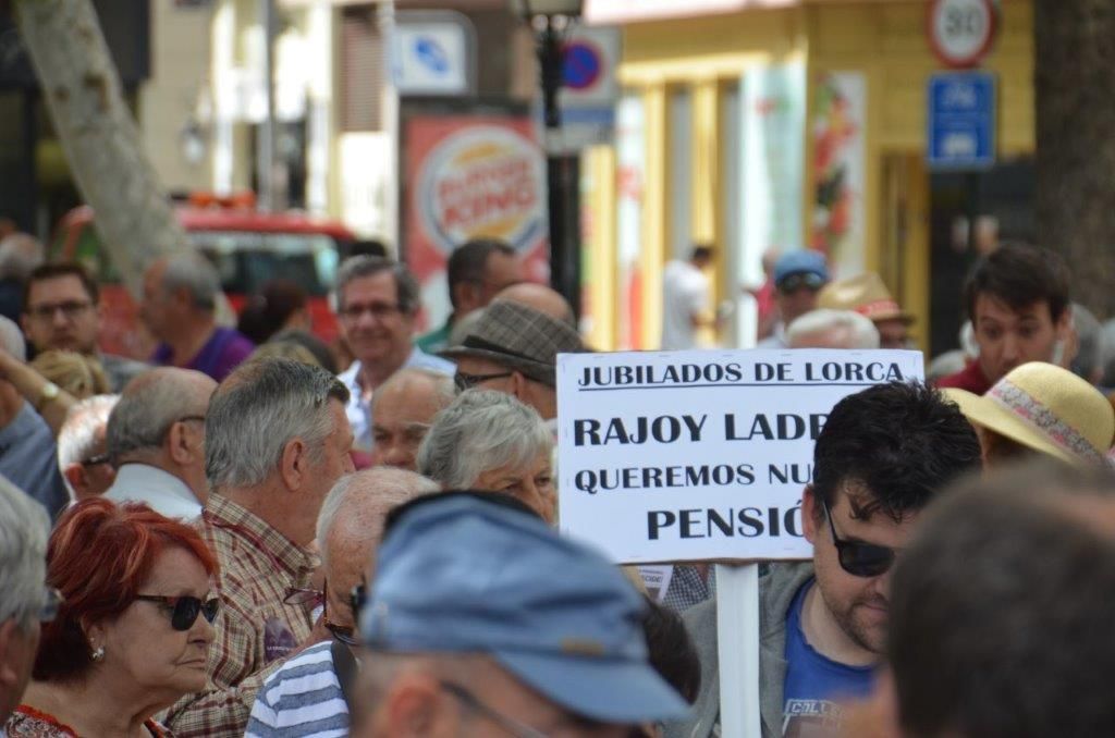 "Rajoy ladrón queremos nuestra pensión"