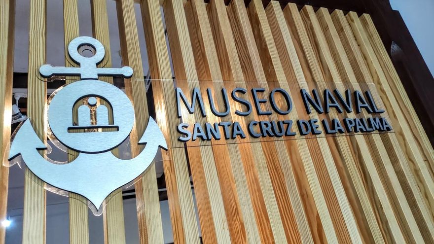 Entrada al Museo Naval de Santa Cruz de La Palma.