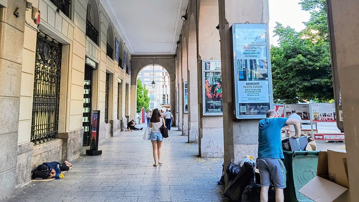 Paseo Independencia en Zaragoza.