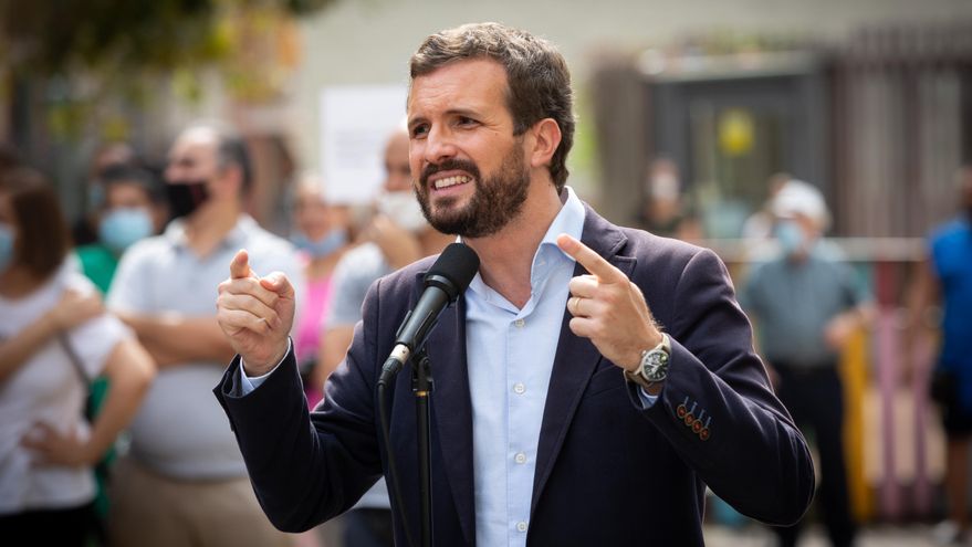 El presidente del Partido Popular, Pablo Casado, en una imagen de archivo.