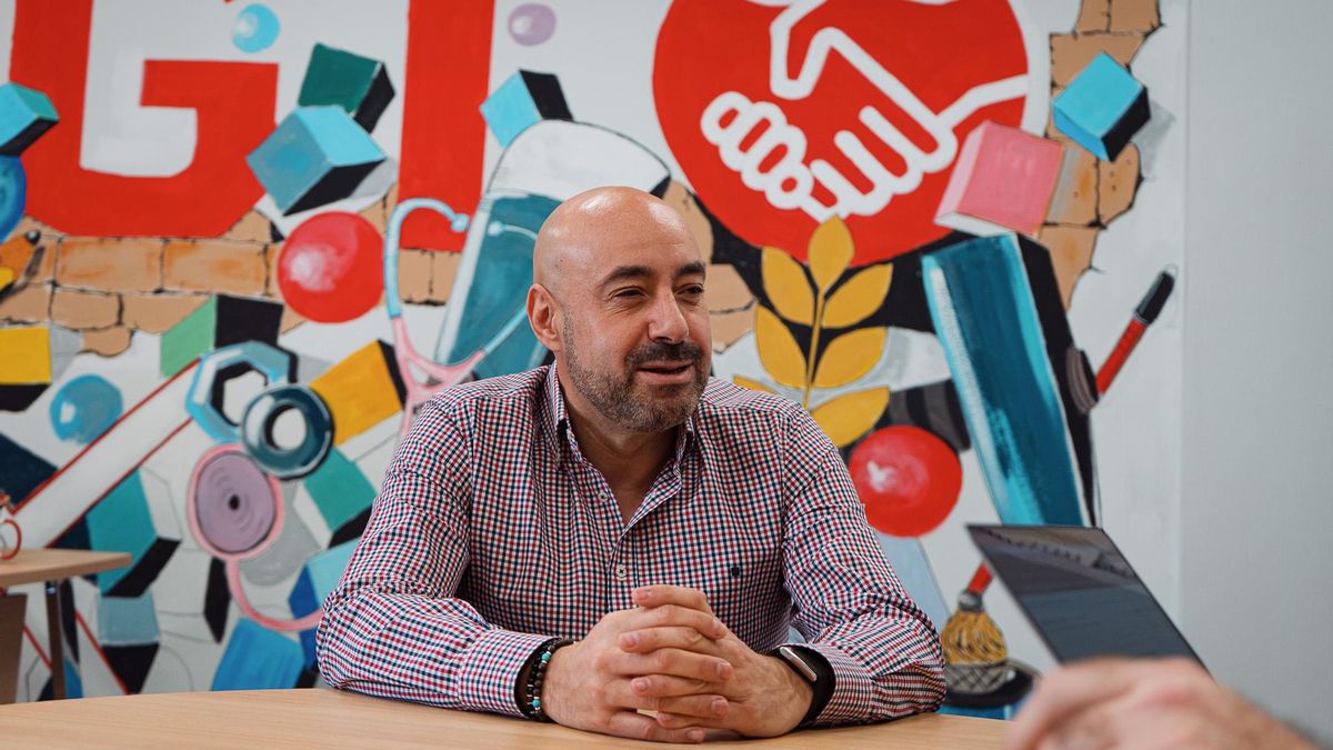 Óscar Lobo en su entrevista con elDiario.es Castilla y León