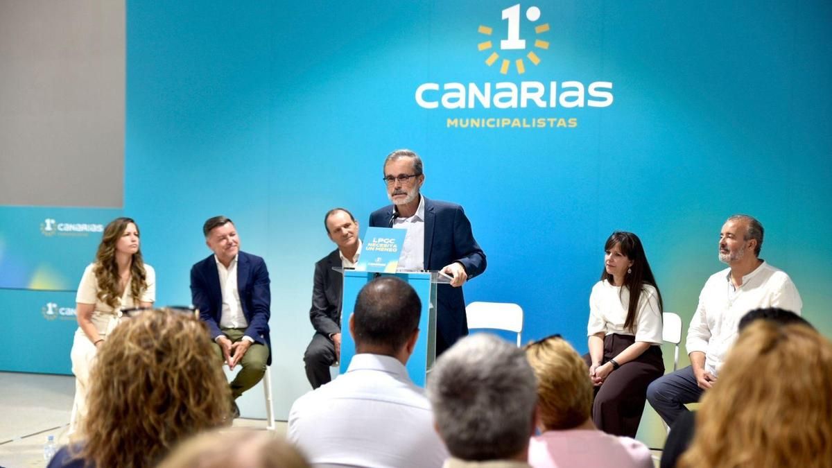 El expresidente del Cabildo de Fuerteventura Marcial Morales, candidato de Primero Canarias al Ayuntamiento de Las Palmas de Gran Canaria