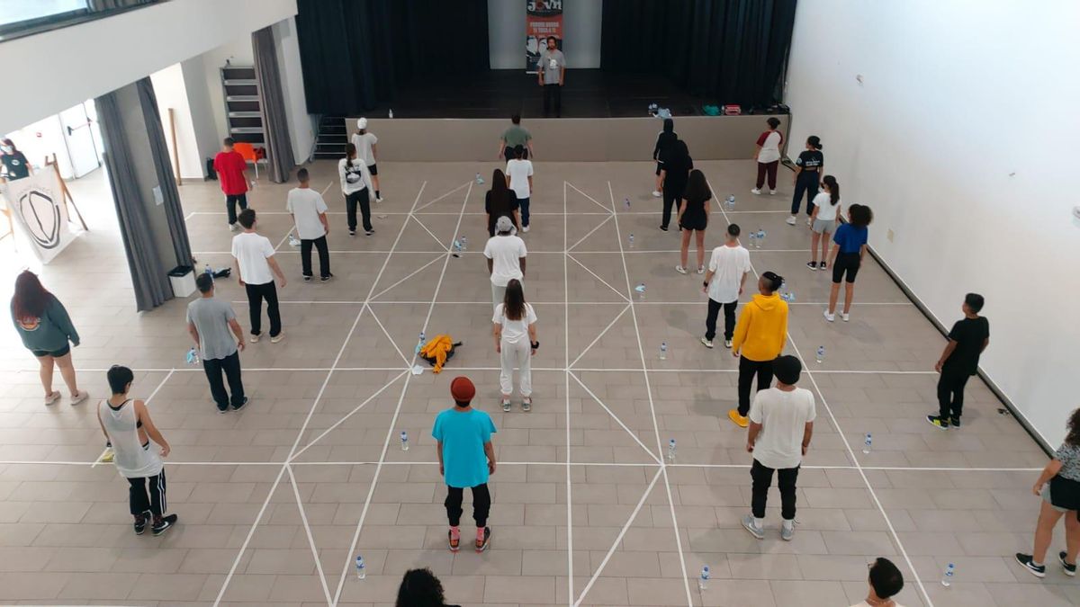 Participantes en el proyecto ‘Let’s Dance Workshop La Palma’.