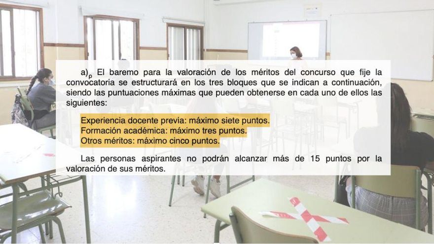 Cuando la oportunidad de estabilizar plantilla pone en riesgo el trabajo de docentes que llevan décadas en fraude de ley