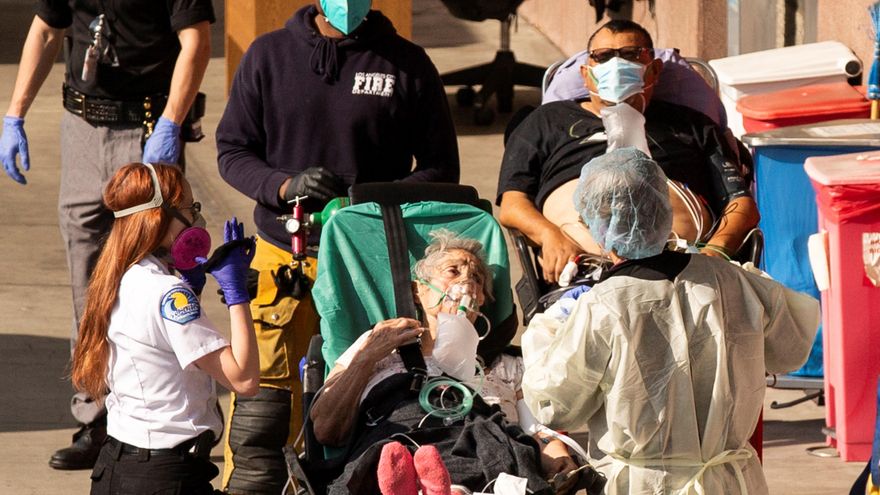 El estado de Nueva York sigue como el más golpeado del país por la pandemia con 41.368 muertos, seguido por California (34.072), Texas (33.032), Florida (24.436) y Nueva Jersey (20.512). EFE/Étienne Laurent/Archivo