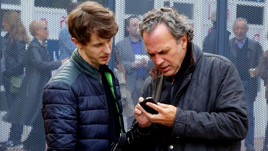 Nicolás y José Coronado