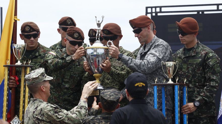 Colombia, vencedora en una competición entre militares de países americanos en El Salvador