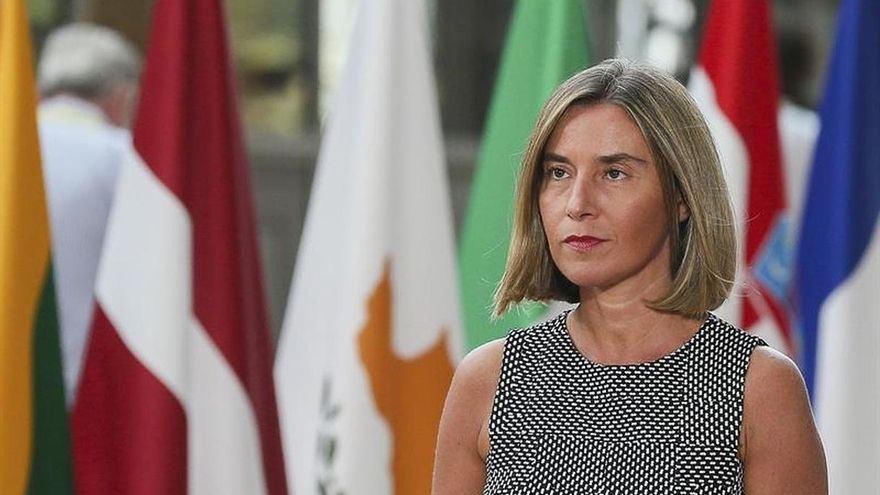 Mogherini pide más solidaridad con Italia a los países de la UE en gestión migratoria