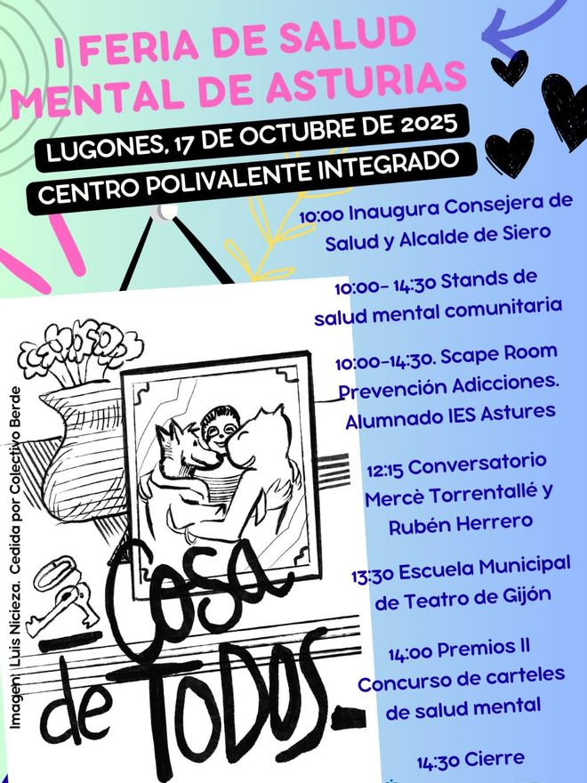 Cartel de la feria de Salud Mental