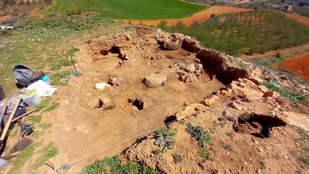 Yacimiento de Castillejo de Iniesta, en Cuenca