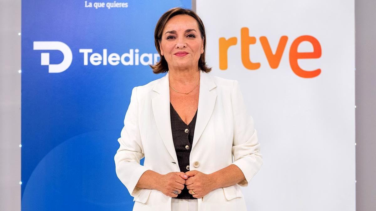 Pepa Bueno en la presentación de los nuevos Telediarios de RTVE