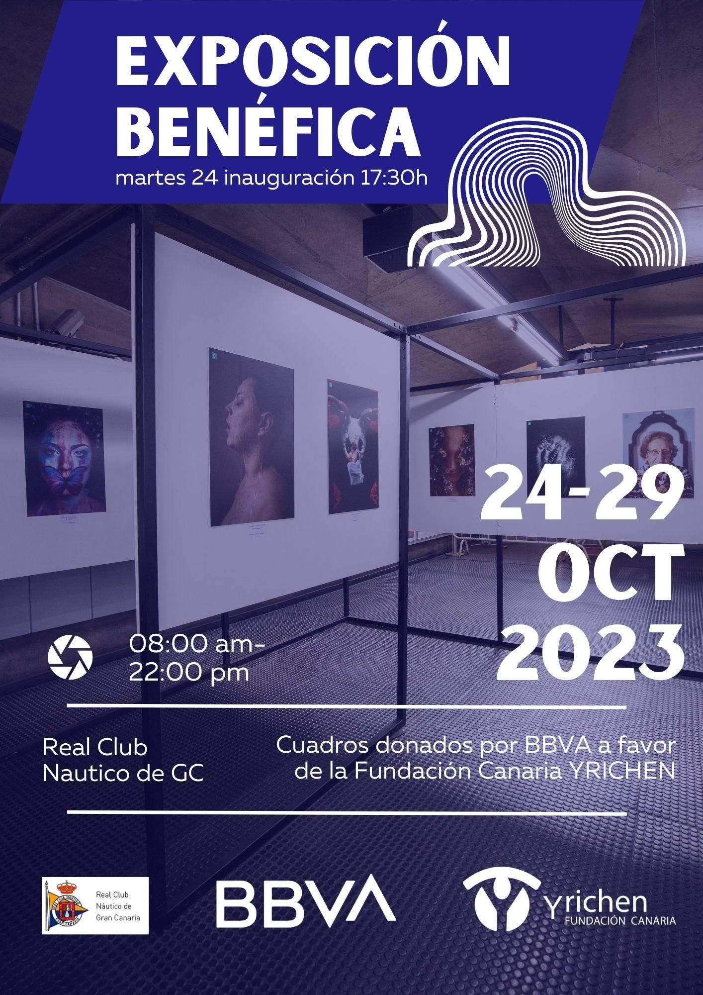 Inauguración de la exposición benéfica de Yrichen.