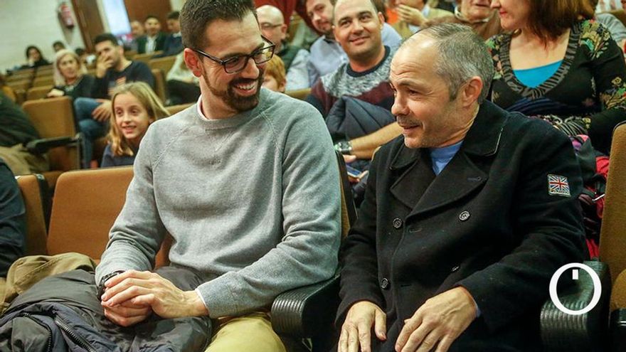 Rafa Muñoz y Rafa Lozano, en un acto en Córdoba