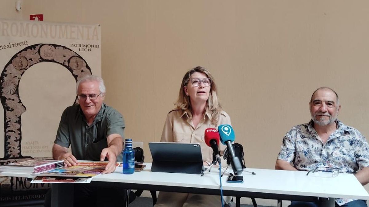 Armando Miguélez, Marina Sánchez y José María Vicente, de ProMonumenta