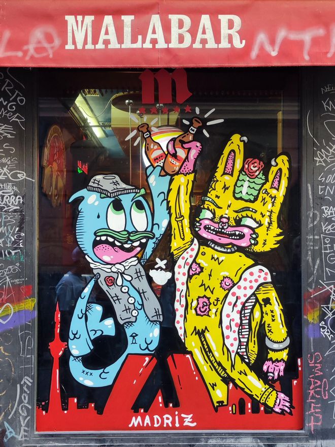 Obra de Krasy ganadora del primer premio del Concurso Jóvenes Talentos del Arte Urbano