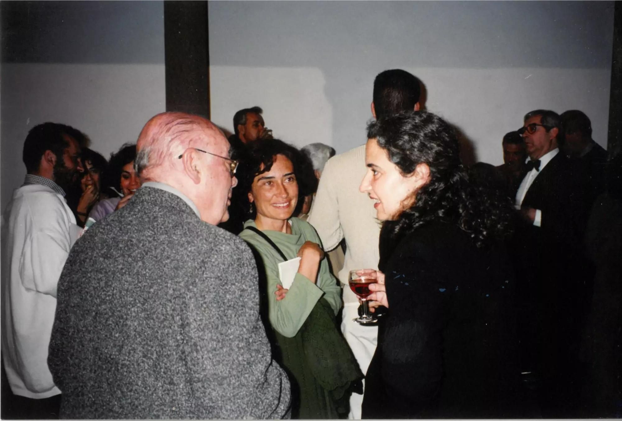 Luis Cobiella y María Nieves Santos, Casa Principal de Salazar, 6 de abril de 2001 | Foto Estudio Moreno