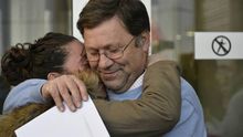 Joaquín `El Cura´ tras la retirada de la demanda por el BBVA. Carlos Trenor